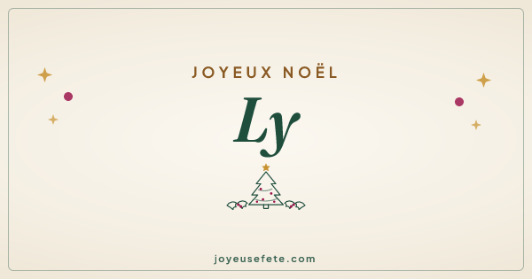 Image « Joyeux Noël Ly » au format large