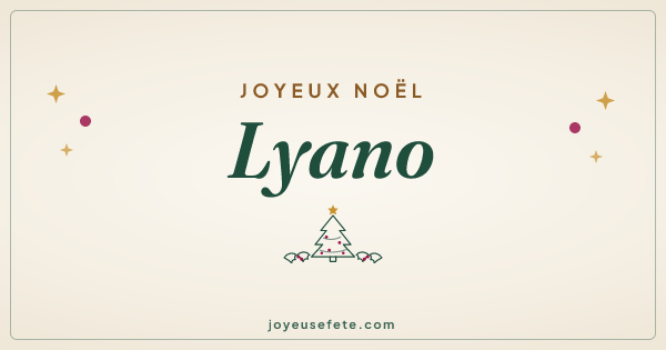 Image « Joyeux Noël Lyano » au format large