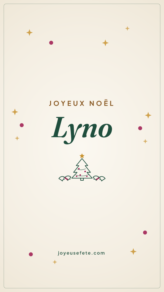 Image « Joyeux Noël Lyno » au format story