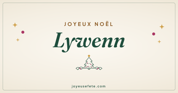 Image « Joyeux Noël Lywenn » au format large