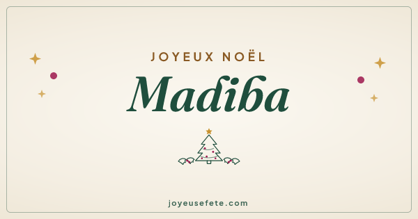 Image « Joyeux Noël Madiba » au format large