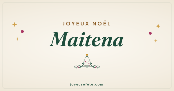 Image « Joyeux Noël Maitena » au format large