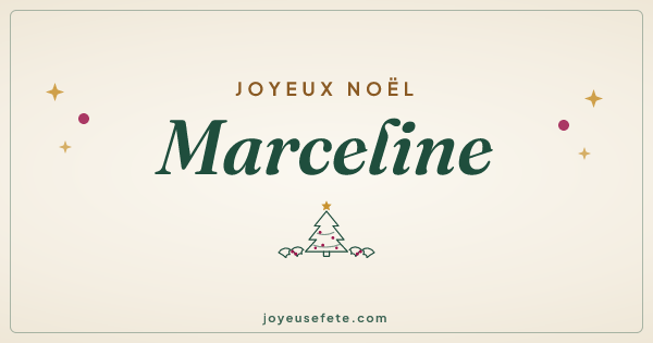 Image « Joyeux Noël Marceline » au format large