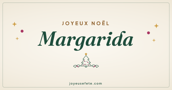 Image « Joyeux Noël Margarida » au format large