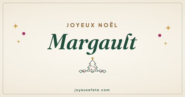 Image « Joyeux Noël Margault » au format large