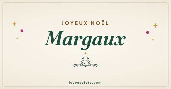 Image « Joyeux Noël Margaux » au format large