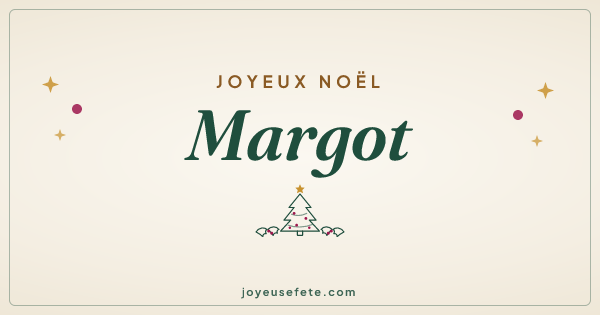 Image « Joyeux Noël Margot » au format large