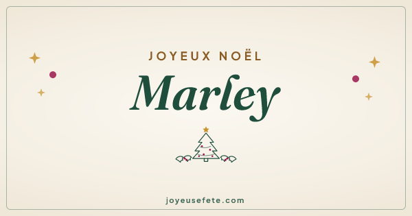 Image « Joyeux Noël Marley » au format large