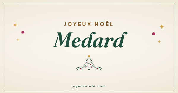 Image « Joyeux Noël Medard » au format large