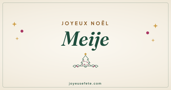 Image « Joyeux Noël Meije » au format large