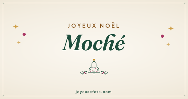 Image « Joyeux Noël Moché » au format large