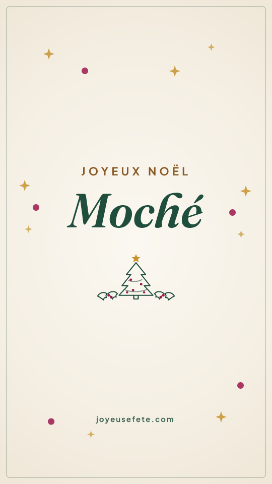 Image « Joyeux Noël Moché » au format story