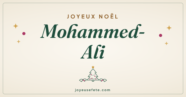Image « Joyeux Noël Mohammed-Ali » au format large