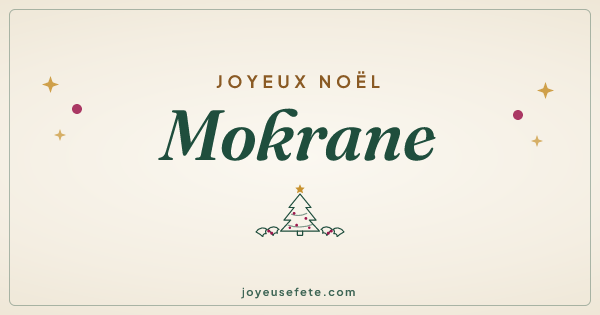 Image « Joyeux Noël Mokrane » au format large