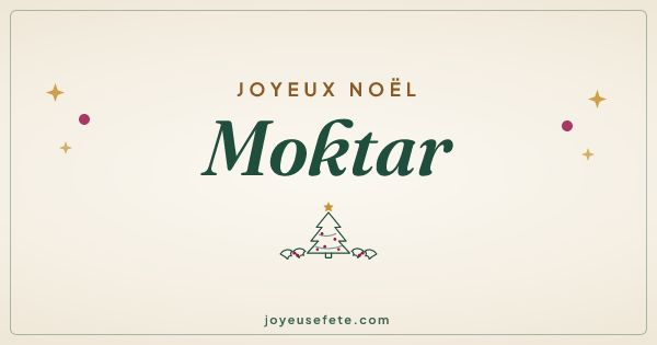 Image « Joyeux Noël Moktar » au format large