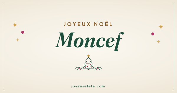 Image « Joyeux Noël Moncef » au format large