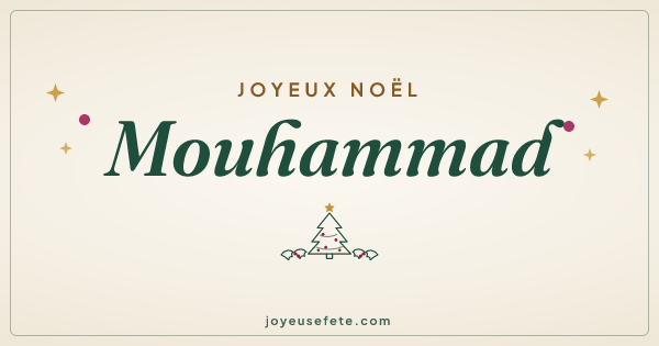 Image « Joyeux Noël Mouhammad » au format large
