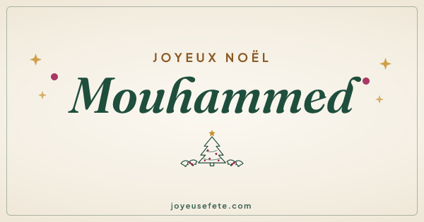 Image « Joyeux Noël Mouhammed » au format large