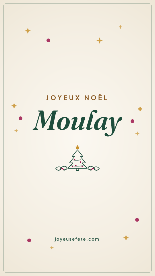 Image « Joyeux Noël Moulay » au format story