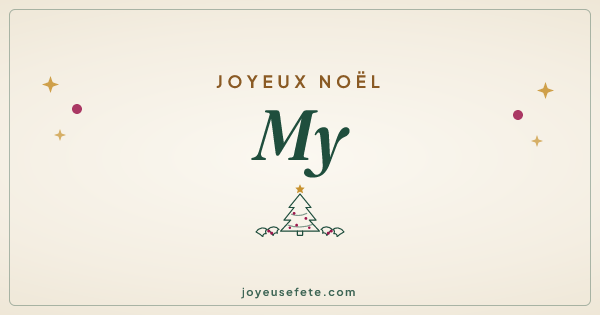 Image « Joyeux Noël My » au format large