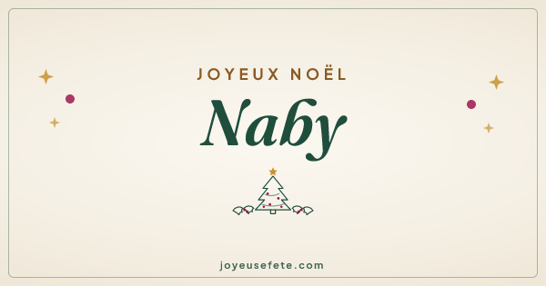 Image « Joyeux Noël Naby » au format large