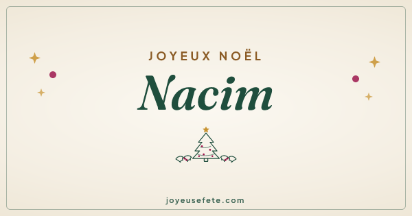 Image « Joyeux Noël Nacim » au format large