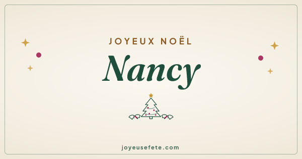 Image « Joyeux Noël Nancy » au format large
