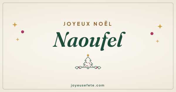 Image « Joyeux Noël Naoufel » au format large