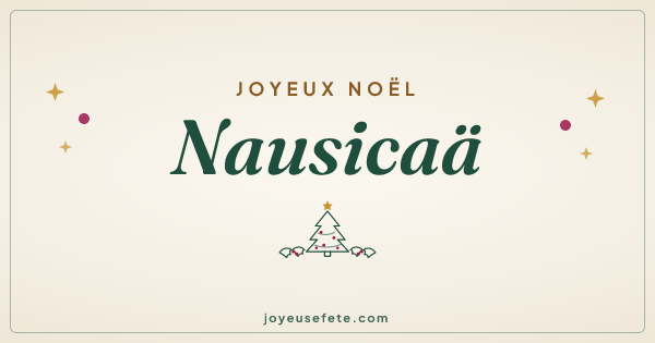 Image « Joyeux Noël Nausicaä » au format large