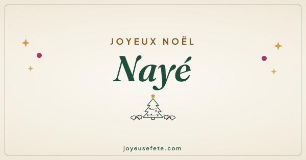 Image « Joyeux Noël Nayé » au format large