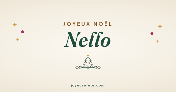 Image « Joyeux Noël Nello » au format large