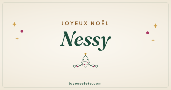 Image « Joyeux Noël Nessy » au format large