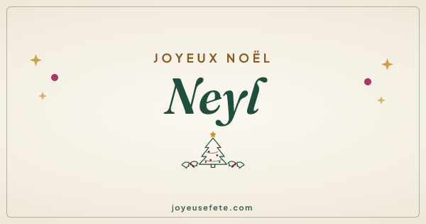 Image « Joyeux Noël Neyl » au format large