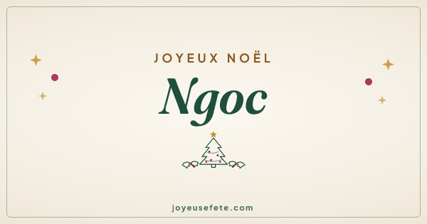 Image « Joyeux Noël Ngoc » au format large