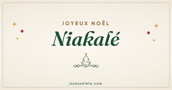 Image « Joyeux Noël Niakalé » au format large