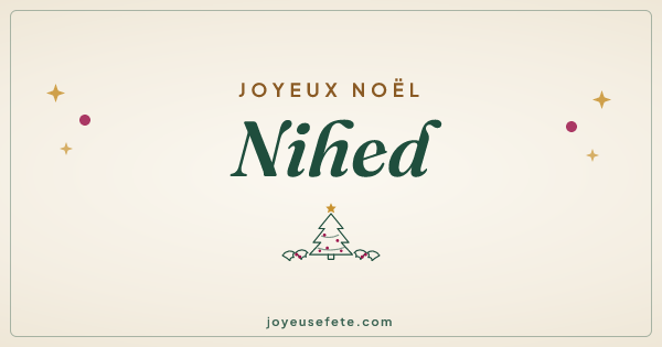 Image « Joyeux Noël Nihed » au format large