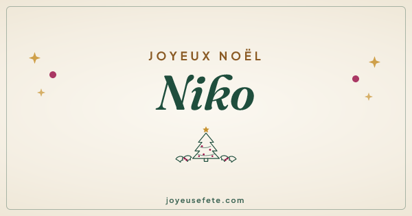 Image « Joyeux Noël Niko » au format large