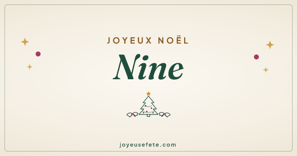 Image « Joyeux Noël Nine » au format large