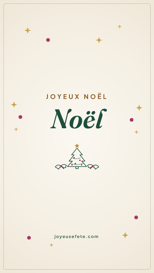 Image « Joyeux Noël Noël » au format story