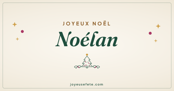Image « Joyeux Noël Noélan » au format large
