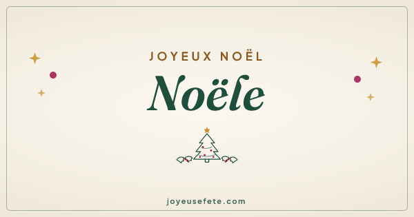 Image « Joyeux Noël Noele » au format large