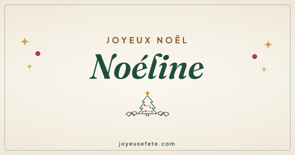 Image « Joyeux Noël Noéline » au format large