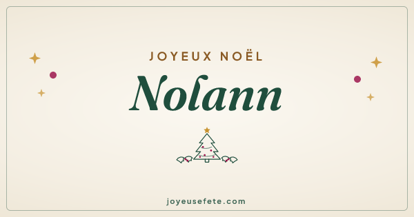 Image « Joyeux Noël Nolann » au format large