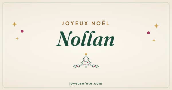Image « Joyeux Noël Nollan » au format large