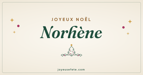 Image « Joyeux Noël Norhène » au format large
