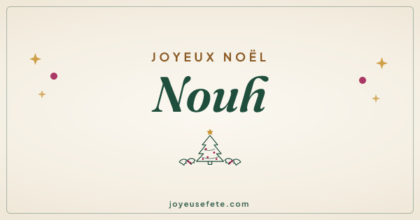 Image « Joyeux Noël Nouh » au format large