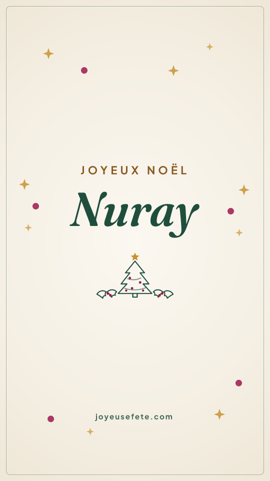 Image « Joyeux Noël Nuray » au format story