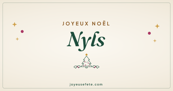Image « Joyeux Noël Nyls » au format large