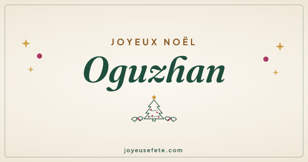 Image « Joyeux Noël Oguzhan » au format large