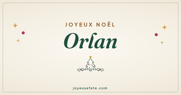 Image « Joyeux Noël Orlan » au format large